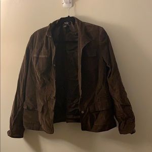 brown corduroy jacket